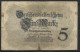 ALLEMAGNE . 5 MARK . 1914 . - 5 Mark