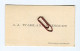 STEINBACH (Gouvy Limerlé) - Carte De Visite 1930, Voir Verso, Warland Meinguet, Pour Famille Gérardy Warland - Cartoncini Da Visita