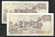 ARGENTINE . LOT DE DEUX BILLETS DE 1000 PESOS . - Argentine