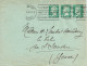 Tarifs Postaux France Du 16-07-1925 (02) Pasteur N° 170 10 C. X 3  LSI 20 G. 22-07-1925 - 1922-26 Pasteur