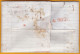 1840 - Q V Lettre Manuscrite Et Cours De La Bourse Imprimés De Londres, GB à Gênes Genova, Italie Par Beauvoisin, France - Postmark Collection