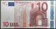 1 X 10€ Euro Duisenberg R002F3 X01686801233 - UNC - 10 Euro