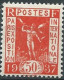 VARIETES X 2 N 325 **/ OBL - 1 TB ** ROUGE + TB OBLI. ROUGE AU LIEU DE ORANGE -  ROUGE CRAMINE A FORTE COTATION ???? - Unused Stamps