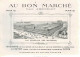 CHROMO AU BON MARCHE-AU CLAIR DE LUNE-PLANTET PL-1-LA PIERRE CEDE -DIM.127/183 MM - Au Bon Marché