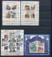 Denmark. 2 Pages With 6 Blocks/Sheets. All USED - Blocks & Kleinbögen