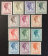 1960 Luxembourg - Grand Duchess Charlotte - 13 Stamps - Unused ( No Gum ) - Nuovi