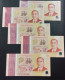 Singapore 10 Dollars X 5 Pieces  2015 Commemorative 50 Years Of Nation Building  P-56-57-58-59-60 UNC - Singapour
