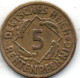 Deutsches Reich 5 Pfennig 1924A - 5 Renten- & 5 Reichspfennig