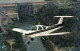 Transportation~The Beechcraft Skipper~Flies Over Dam~Vintage Postcard - 1946-....: Era Moderna