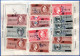 2891.GREECE. 5 PAGES WITH 48 OLD PENSION FUND REVENUES (HERMES) 5 SCANS, HEAVY DUPLICATION - Revenue Stamps