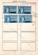 2891.GREECE. 5 PAGES WITH 48 OLD PENSION FUND REVENUES (HERMES) 5 SCANS, HEAVY DUPLICATION - Revenue Stamps