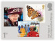 Delcampe - Great Britain (UK) New 2024 ,Stamp On Stamp, Lion,Queen,Butterfly,Flower,Music,Collector Sheet, Set Of 10, MNH (**) - Ungebraucht
