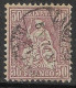 Switzerland 1867 Fine Used 50c Violet White Wove Paper - Usati