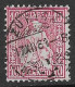 Switzerland 1881 Fine Used 10c Rose Granite Paper - Gebraucht