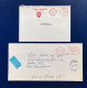 Denmark, Greenland GRØNLAND, 2 COVER POSTAGE METER, FRANQUEO MECÁNICO (FRANCOFILIA 3) - Marcofilie