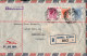 ! 1951 Registered Airmail Letter From Hong Kong, Hongkong, Einschreiben - Covers & Documents