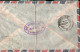 ! 1951 Registered Airmail Letter From Hong Kong, Hongkong, Einschreiben - Covers & Documents