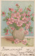 FLOWERS Vintage Postcard CPA #PKE709.GB - Flowers