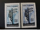 MOCAMBIQUE MOZAMBICO 1965 TAXE TELECOMMUNICATIONS ERROR PRINT LIGHT BLUE MNH - BLUE MNG - Mozambico