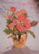 FLOWERS Vintage Postcard CPSM #PAS609.GB - Flowers