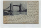 England - LONDON - Tower Bridge By Night - YEAR 1899 - Small Size Forerunner Postcard - Publ. Unknown - Tower Of London