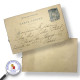 1901 - CARTE LETTRE 15 C - Bleu Type Sage - 90-CP2 - Letter Cards
