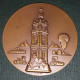 BELGIQUE Médaille DUBIE Beffroi De Mons - Electricité Du Borinage 1903 - 1953 - Professionnels / De Société