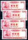 RC 27436 TAIWAN 4 BILLETS DE 100 YUAN AYANT CIRCULÉS - Taiwan