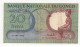 Congo 20 Francs 1962 P-4 Very Fine - Repubblica Del Congo (Congo-Brazzaville)