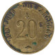 SAINT ETIENNE - 175.05 - Monnaie De Nécessité - 20 Centimes - Chiffres De 10mm - Monetary / Of Necessity