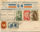 GUADELOUPE ENVELOPPE A ENTETE "GUADELOUPE ET DEPENDANCES S N...." AVEC VIGNETTE PETAIN + OBL POINTE-A-PITRE 18 JAN 42... - Cartas & Documentos