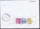 Denmark Regning Manglende Porto Bill TAXE Postage Due Yugoslavia Line Cds. LIND POSTKONTOR 1994 Postsag 3-Colour Frankin - Briefe U. Dokumente