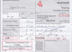 Denmark Regning Manglende Porto Bill TAXE Postage Due Yugoslavia Line Cds. LIND POSTKONTOR 1994 Postsag 3-Colour Frankin - Brieven En Documenten