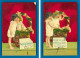 Serie-182P240  Série De 4 Cartes, Fillettes Avec Un Gros Panier De Fleurs, Cpa BE - Sammlungen, Lose & Serien