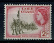 Ref 1640 - Gold Coast 1952 - 2/= Stamp - Trooping The Colours- Mounted Mint SG 162 - Costa De Oro (...-1957)
