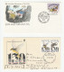 BIRDS  4 Diff Multi Stamps FDCs Australia 1970s-80s Bird Cover Fdc - FDC