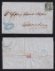 Kuba Cuba 1858 Entire Cover HABANA X BARCELONA Spain - Prephilately