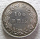 Portugal 100 Reis 1889 , Luis I, En Argent , KM# 510, Superbe - Portogallo