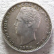 Portugal 100 Reis 1889 , Luis I, En Argent , KM# 510, Superbe - Portugal