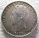 Portugal 100 Reis 1889 , Luis I, En Argent , KM# 510, Superbe - Portogallo