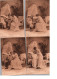 Children Girl Going To Bed Mother Helps Complete Set Of 10 Sequence Postcards Ca 1900 - Verzamelingen & Reeksen