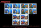 CUBA. BLOQUES DE CUATRO. 2010-11 TURISMO. FONDOS MARINOS. FOTOGRAFÍA SUBMARINA. PRIMERA SERIE - Unused Stamps