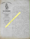 ORNE - Dépt N° 61 = ALENÇON 1866 = ENTETE De L'imprimerie Lithographie Ch. THOMAS + Lettre Manuscrite Signée - Printing & Stationeries