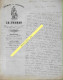 ORNE - Dépt N° 61 = ALENÇON 1866 = ENTETE De L'imprimerie Lithographie Ch. THOMAS + Lettre Manuscrite Signée - Imprenta & Papelería
