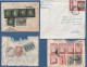 Greece 1945-63 Lot Of 4 Old Covers With Stamps - Briefe U. Dokumente