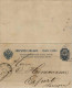 Ganzsache Russland Kartenbrief 1891 - Stamped Stationery