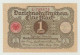 Banknote Deutschland-duitsland Darlehnskassenschein 1 Mark 1920 UNC Serie: 1-799473 - 1 Mark