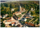 77.FAREMOUTIERS.n°22513.VUE AERIENNE.L'EGLISE ET L'ABBAYE.CPSM - Faremoutiers