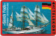 Denmark - KTAS - Ships (Red) - Germany - Gorch Fock - TDKP028F - 06.1994, 5kr, 2.000ex, Used - Danemark