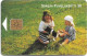 Finland - Sonera (Chip) - D Series - Children And Cat, 02.2001, Chip GD04, 50Mk, 30.000ex, Used - Finnland